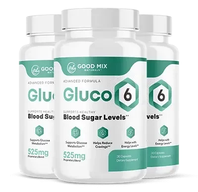 3 Bottles Gluco6 package